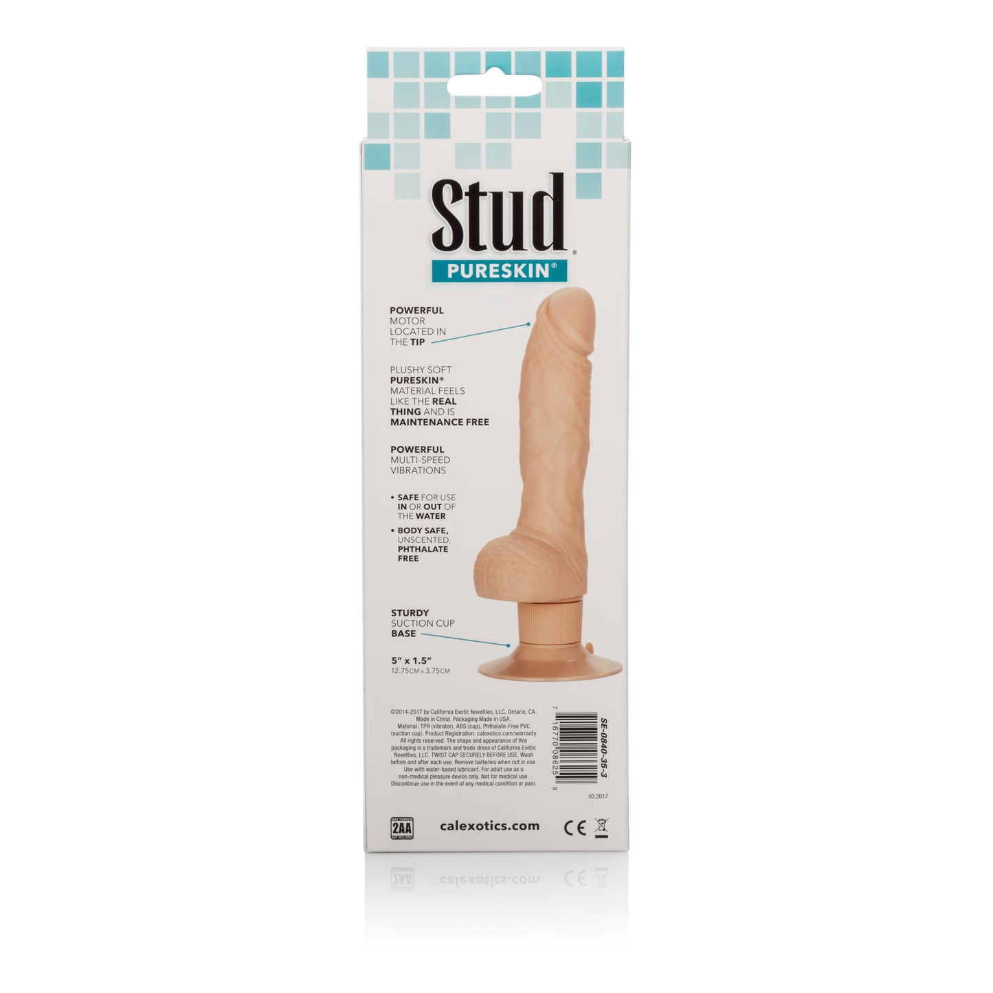 Waterproof Shower Stud Super Stud - Ivory by CalExotics