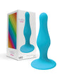 Nobu Rainbow Large Silicone Plug - Blue by Nobu