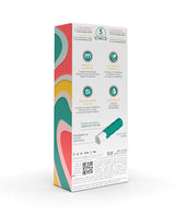 Nobu Mini Siera Twisted Bullet Vibrator — Teal (Travel-Sized)