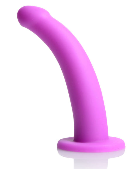 XR Brands Navigator Silicone G-Spot Strap-On Dildo with Adjustable Harness - SU-AF216