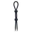 CalExotics Alpha Liquid Silicone Dual Lasso — Black, 7.5 in - SE1492292