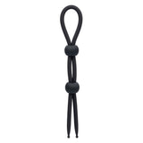 CalExotics Alpha Liquid Silicone Dual Lasso — Black, 7.5 in - SE1492292