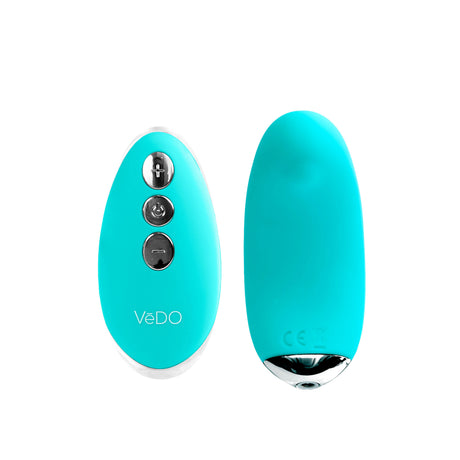 VeDO Niki Rechargeable Magnetic Panty Vibe — Turquoise - VI-P1601