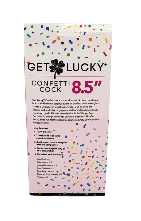 8.5" Confetti Cock