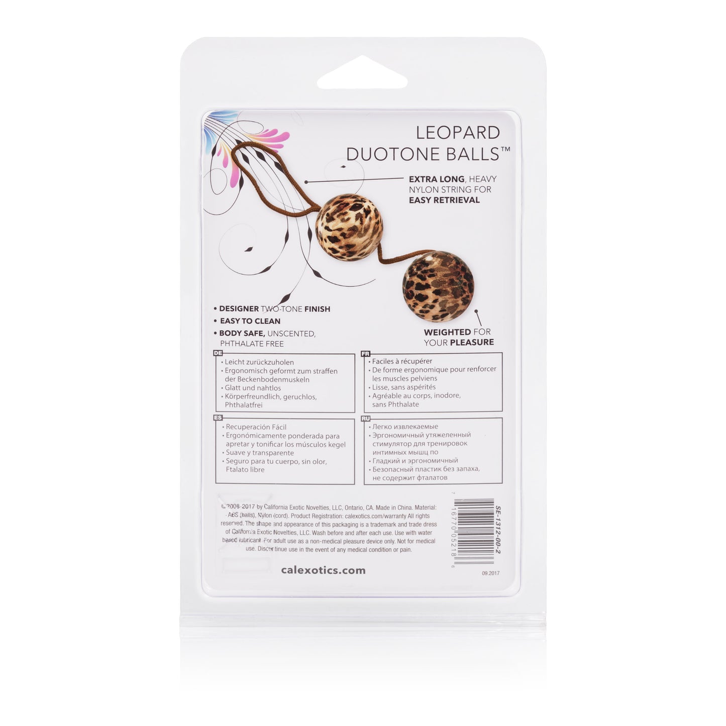 The Leopard Duo Tone Balls by CalExotics