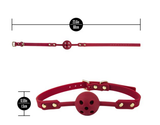 Blush Temptasia Ardor Breathable Ball Gag — Red - BL-55558