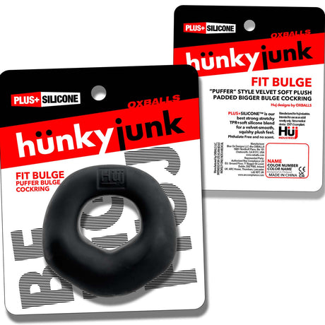 Fit Bulge Hung-Style Cockring Black Fog