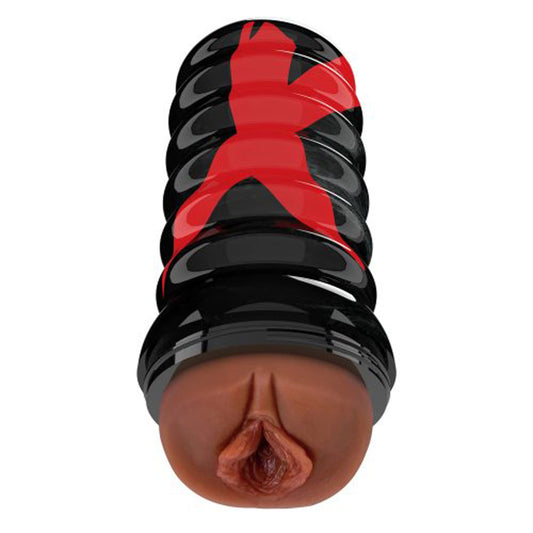 Pipedream Air-Tight Pussy Stroker — Brown, 6in Tunnel - PDRD503-29