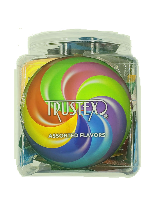 Paradise Marketing Trustex Flavored Lubricated Condoms — 144 Pack, Assorted Flavors - AL-8050B