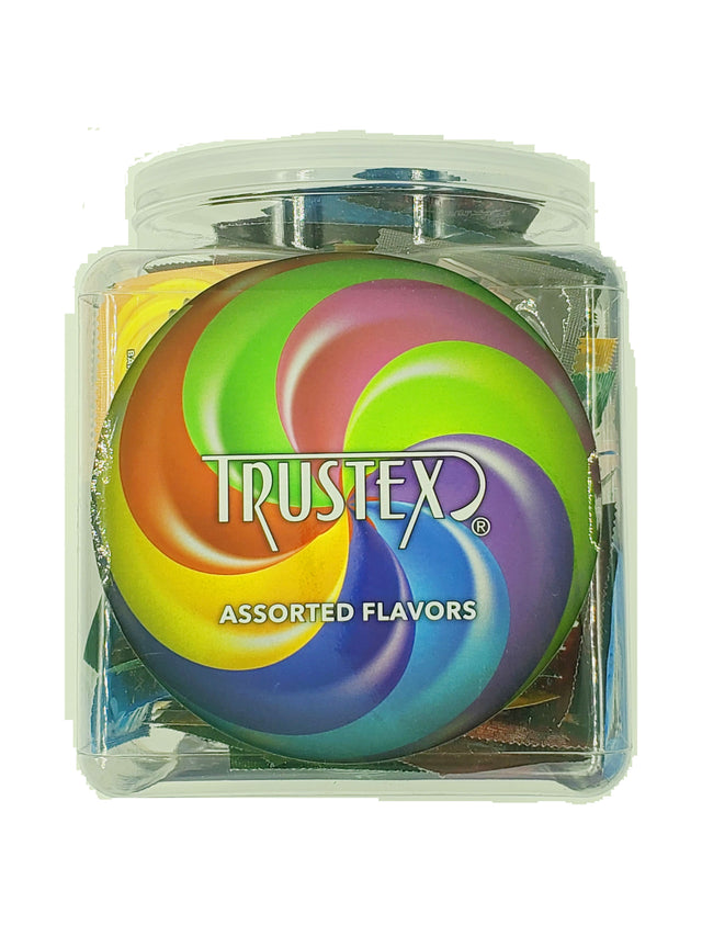 Paradise Marketing Trustex Flavored Lubricated Condoms — 144 Pack, Assorted Flavors - AL-8050B