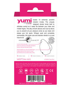 Yumi Rechargeable Finger Vibe - Foxy Pink by VeDO