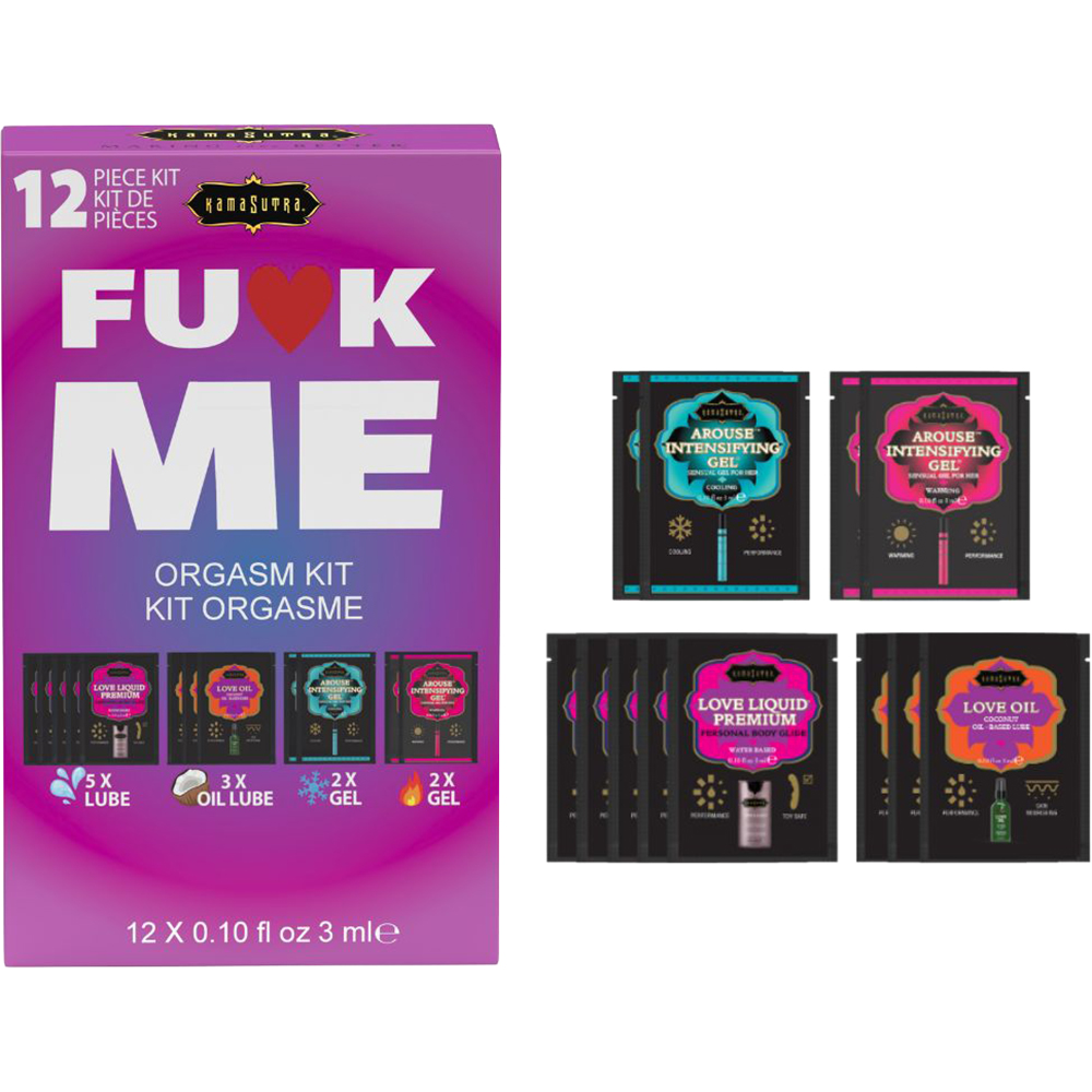 Kama Sutra Sex-To-Go Packet Set — 12-Pack Assorted Kits - KS12057