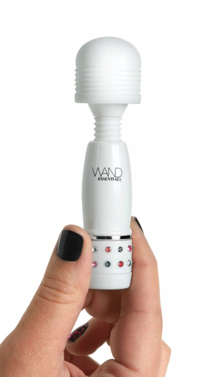 XR Brands Charmed Petite Massage Wand, Mini Variable-Speed Massager - WE-AC913