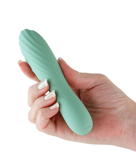 Desire Destiny Textured Rechargeable Compact Vibe — Mint