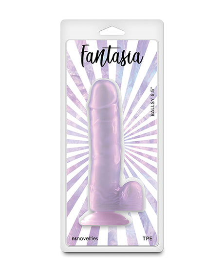 Fantasia Ballsy 6.5" Dildo - Orchid by Fantasia