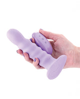 Colours - Ribbed - 6" Vibrating Dildo - Purple by Colours