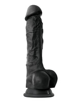 Colours Pleasures 7" Dong w/Balls & Suction Cup - Black by Colours