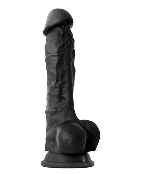 Colours Pleasures 7" Dong w/Balls & Suction Cup - Black by Colours