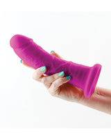 Colours Dual Density 7" Dildo - Purple by Colours