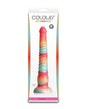 Colours Stacked 9" Dildo - Red/Gold by Colours