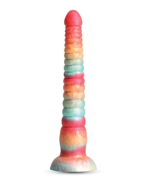 Colours Stacked 9" Dildo - Red/Gold by Colours
