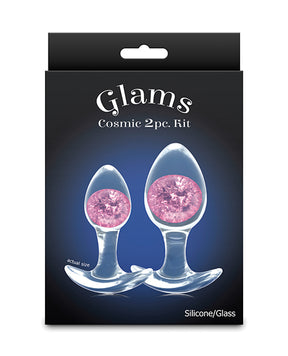 Cosmic Glams 2 pc Plug Kit - Pink by Cosmic Glams