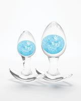 Cosmic Glams 2-Piece Anal Plug Kit — Blue