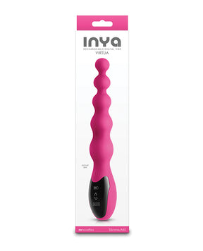 INYA Virtua Digital Beaded Anal Vibrator - Pink by Inya
