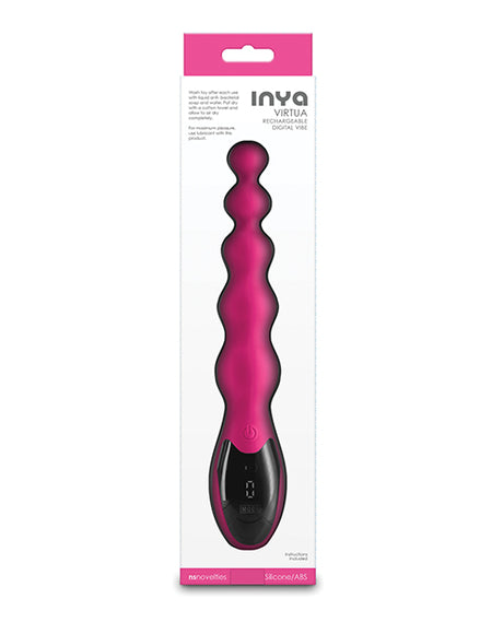 INYA Virtua Digital Beaded Anal Vibrator, Pink