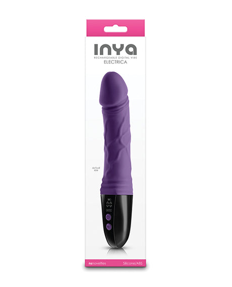 INYA Electrica Phallic Digital Vibrator - Purple by Inya