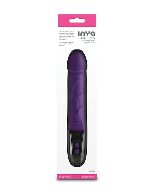 Inya Electrica Phallic Digital Vibrator — Purple, 3 Speeds / 9 Functions