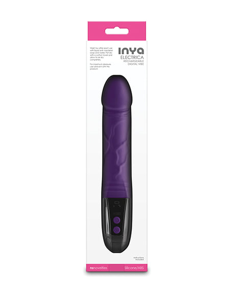 Inya Electrica Phallic Digital Vibrator — Purple, 3 Speeds / 9 Functions