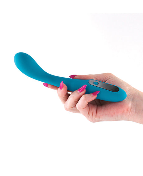 Inya Technica Slim G-Spot Vibrator, Teal — Warming Function