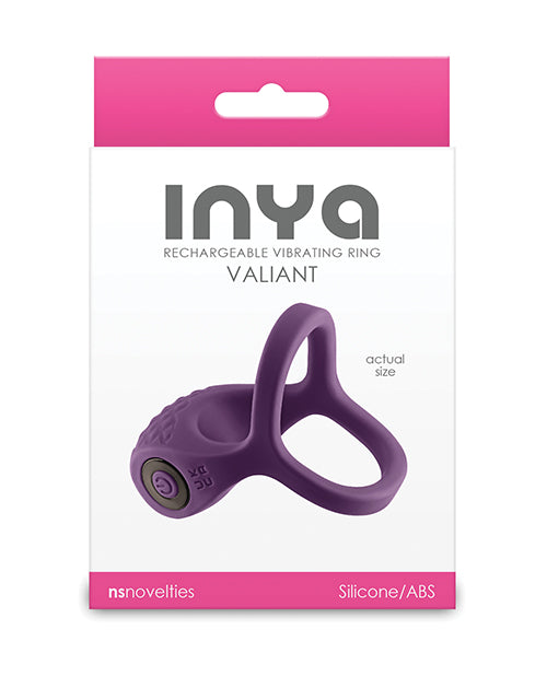 INYA Valiant Cock & Ball Vibe - Berry by Inya