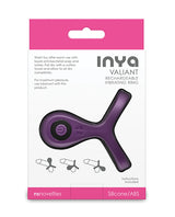 INYA Valiant Penis & Testicle Ring — Rechargeable Vibe (Berry)