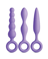 INYA Trio Kit — 3-Piece Slim Purple Anal Plug Set