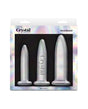 Crystal Anal Trainer Kit - Clear 3 pc Set by Crystal