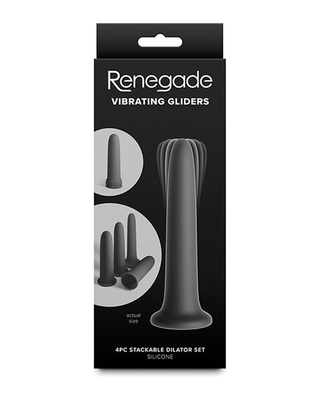Renegade Vibrating Dilators - Black by Renegade