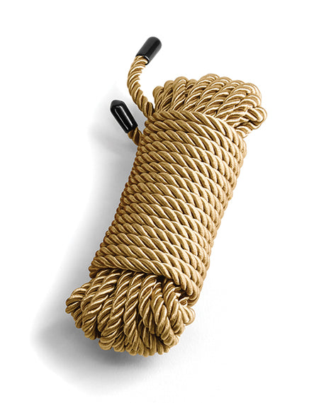 Bound 25 ft Bondage Rope — Gold, Polyester Fiber