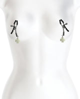 Bound G4 Adjustable Nipple Clamps — Gunmetal, Silicone-Tipped