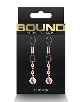 Bound D1 Nipple Clamps - Rose Gold by Bound