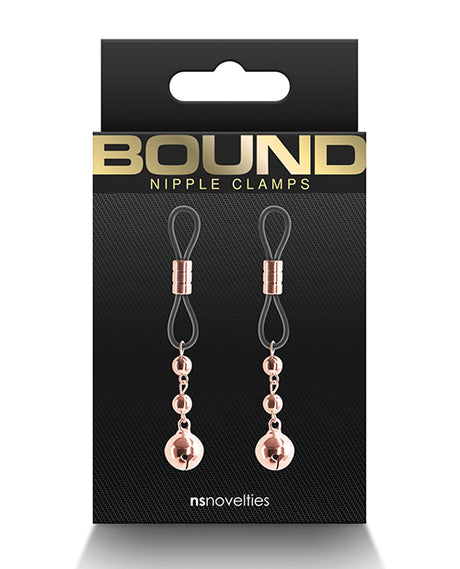Bound D1 Nipple Clamps - Rose Gold by Bound