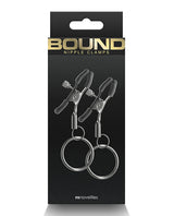 Bound C2 Nipple Clamps - Gunmetal by Bound