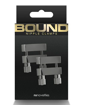 Bound V1 Nipple Clamps - Gunmetal by Bound