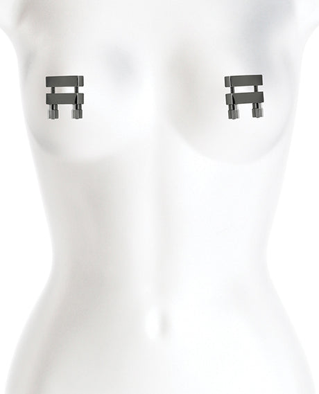Bound V1 Adjustable Nipple Clamps — Gunmetal