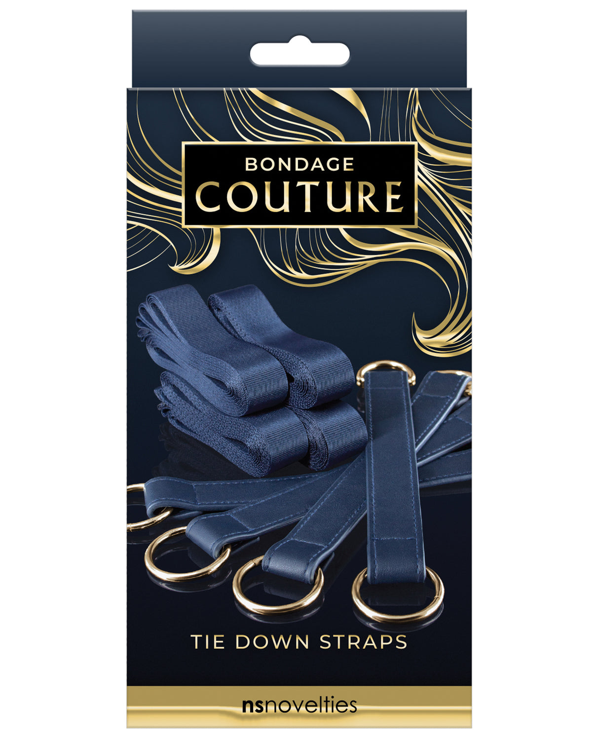 Bondage Couture Tie Down Straps - Blue by Bondage Couture