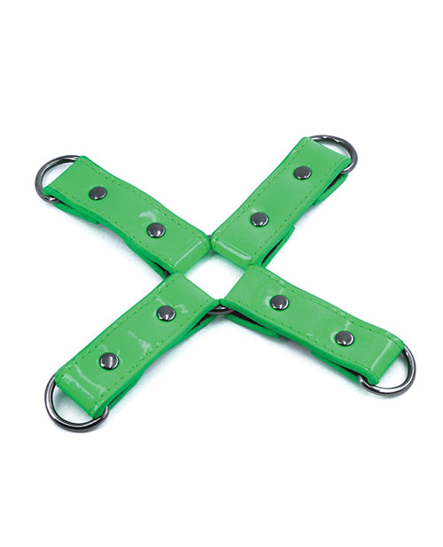 Electra Green Hog Tie — Neoprene-Lined Synthetic Restraint