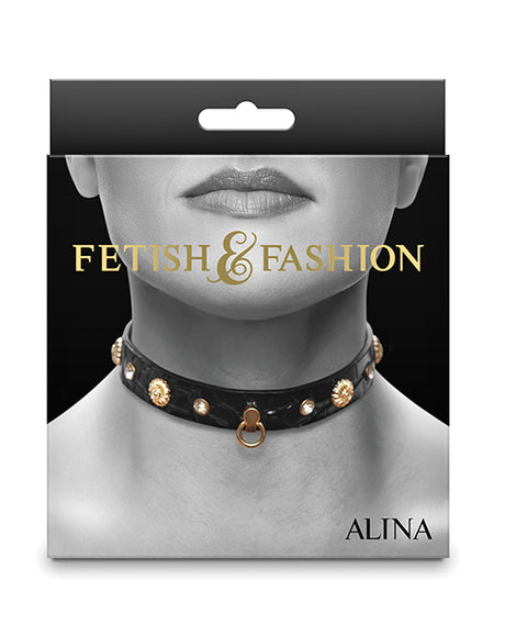 Fetish & Fashion Alina Collar - Black by Fetish & Fashion