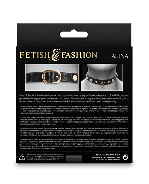 Fetish & Fashion Alina Collar - Black by Fetish & Fashion