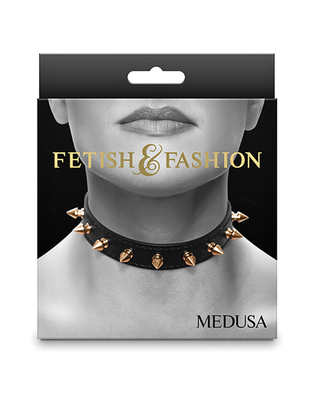 Fetish & Fashion Medusa Collar - Black by Fetish & Fashion